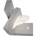 Qleaniq® Tissue, paper, 21x21cm, white