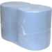 Qleaniq® Poetspapier, 3-laags, op rol, 37cm, 190m, papier, blauw