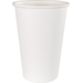  Tasse à café, Carton + PE, 300ml, 10oz, Ø80mm, blanc