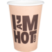 Depa, Koffiebeker, I´M a HOT cup, Karton + PE, 180ml, 7.5oz, Ø70.3mm, bruin
