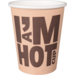 Depa, Kaffeetasse, I´M a HOT cup, Karton + PE, 250ml, 8oz, Ø80mm, braun