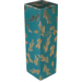  Bottle box, Dennentakjes, cardboard + PE, 1 bottle, 95x95x330mm, Christmas, green/gold