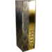  Flesdoos, Proost, kraftpapier + PE, 1 fles, 95x95x330mm, zwart/goud