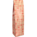 Bottle bag, 10x41x8cm, Strikken, paper, brown/red