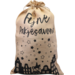 Sac, Jutezak, Jute, 50x80cm, Fijne pakjesavond, 