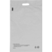 Zak, Verzendzak met handvat, Gerecycled LDPE, 36x54cm, 65my, wit