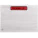 SendProof® Envelop, paklijstenvelop, packing list, 225x165mm, A5/C5, zelfklevend, lDPE, transparant