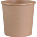  Soepbeker to go, Kraftapier + PE , 300ml, 12oz, 86mm, braun