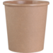  Soepbeker to go, Papier kraft + PE , 400ml, 16oz, Ø97mm, brun