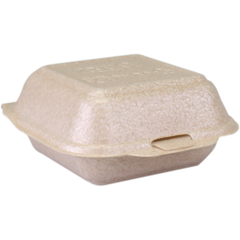 Container, XPP, hamburgerbox, 150x150x70mm, beige