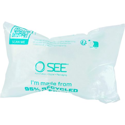 Filling material, recycled LDPE, 1280m, 200cm, transparent