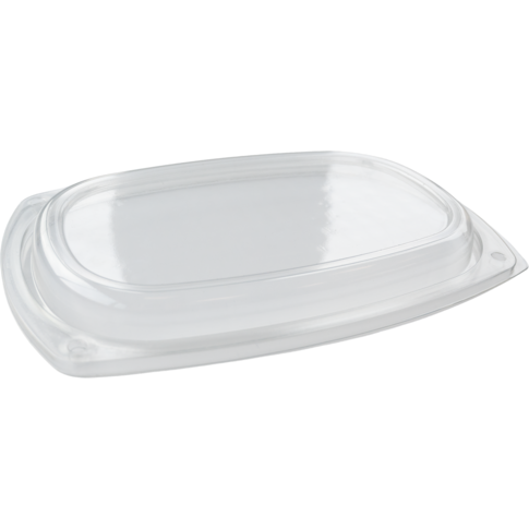 Couvercle, plat traiteur, PET recyclé, 295x190x transparent