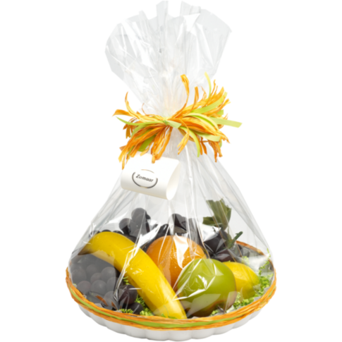 Folie, fruitmandfolie, OPP, 50cm, 300m, 30my, transparant