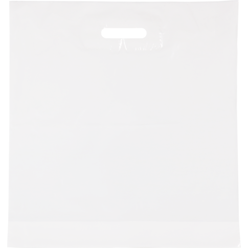 Bag, LDPE, 45xSide fold 4x50cm, carrier bag, white