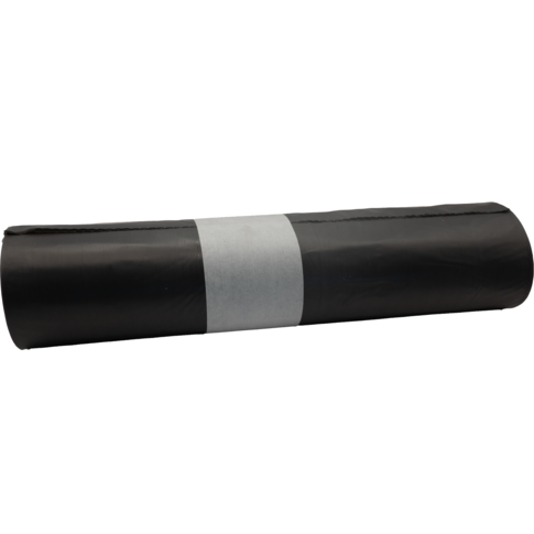 Afvalzak, HDPE, 71x100cm, 20my, zwart