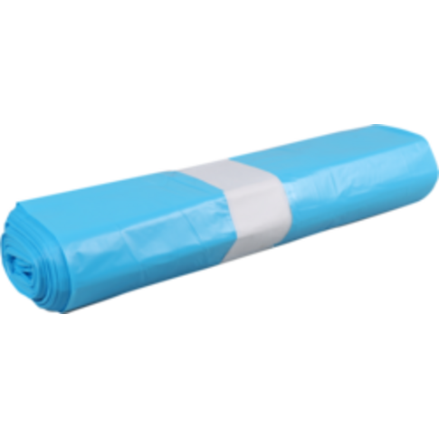 PowerSterko Afvalzak, Gerecycled LDPE, 70x110cm, T100, blauw