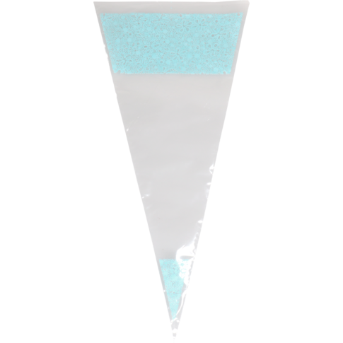 Cornet, 370x180mm, PP, bleu