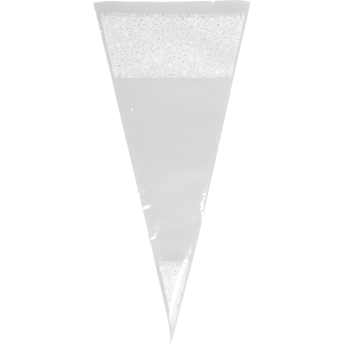Conical bag, 370x180mm, PP, white