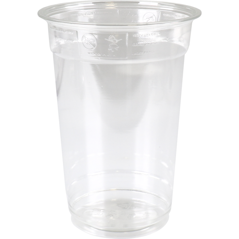 Glas, recyceltes PET, 129mm, 0.4l, transparent