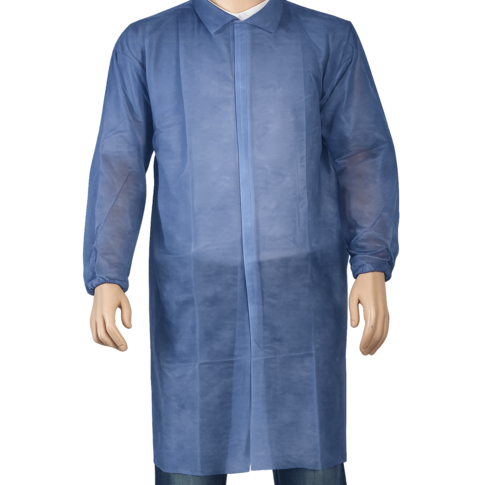 ComFort Bezoekersjas, XXL, met klittenband, PP, blauw