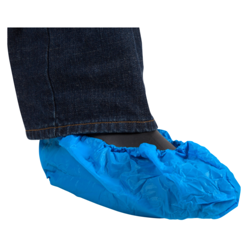 ComFort Shoe cover, LDPE, 15x41cm, 70my, blue