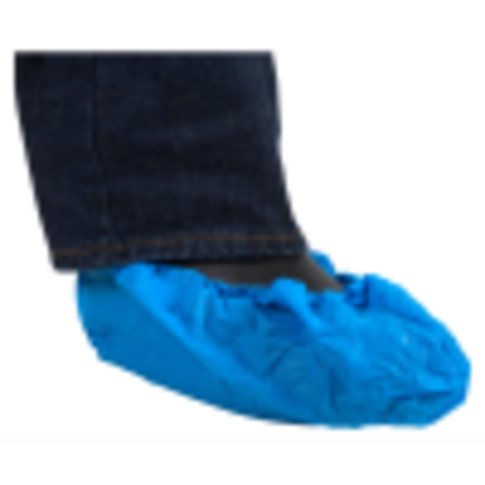 ComFort Schoenovertrek, LDPE, 15x41cm, 35my, blauw