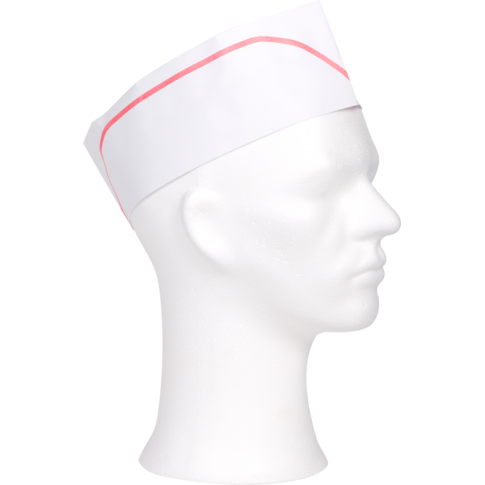 Muts ComFort, slagersmuts, Papier, wit