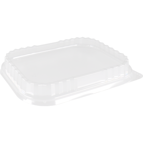 Deksel, Ready2Cook, PET, rechthoekig, 185x143x25mm, transparant