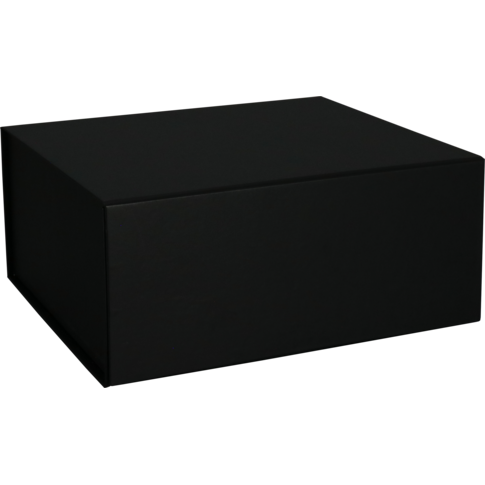  Gift box, cardboard, 230x200x100mm, magnetic closure, black