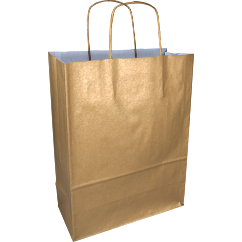 Tas, Kraftpapier, gedraaid papieren koord, kleur