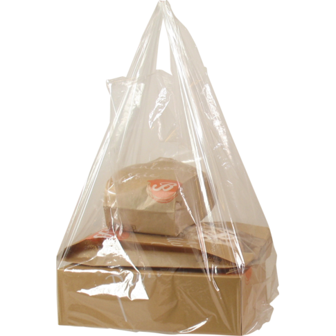 Tasche, LDPE, 30x 10x60cm, t-shirt bag, transparent