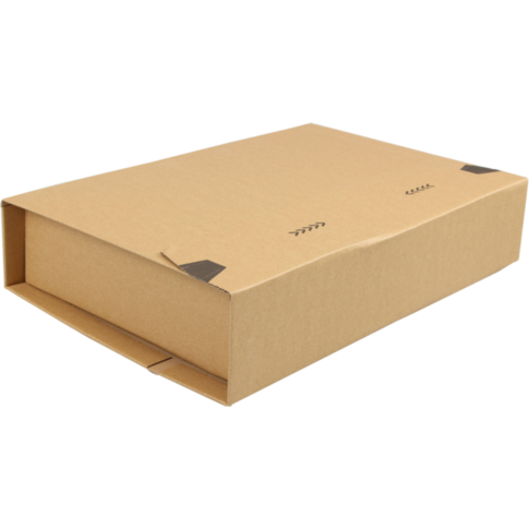 SendProof® Boekverpakking, golfkarton, 328x255x80mm, bruin