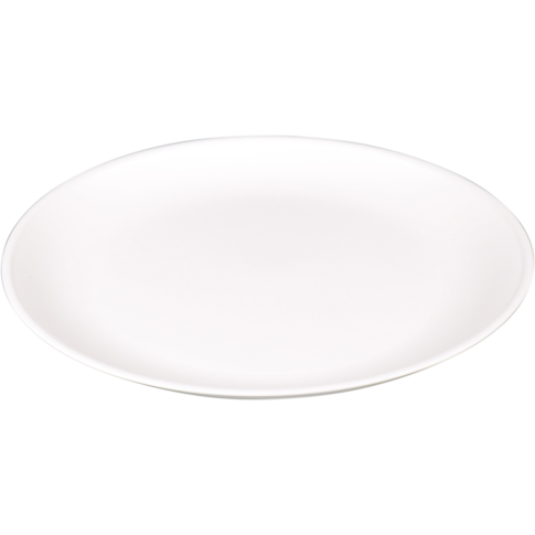 Goldplast Bord, Mineral, reusable, onbreekbaar, rond, 1-vaks, pP, Ø23.5cm, wit