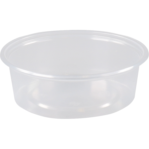 Bak, PP, 50ml, Ø70.3mm, kunststof cup, 24mm, transparant