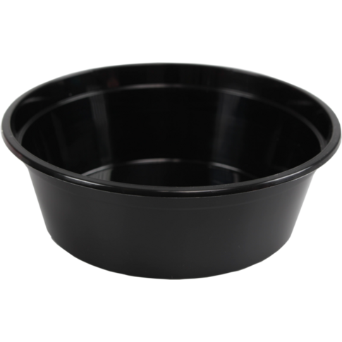 Bak, PP, 225ml, Ø119mm, kunststof cup, 39mm, zwart