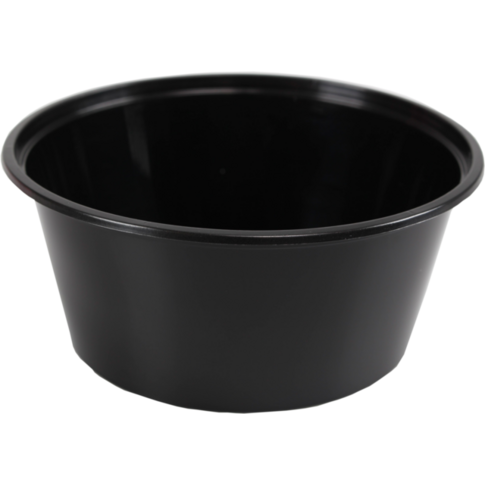 Bak, PP, 350ml, Ø119mm, kunststof cup, 52mm, zwart