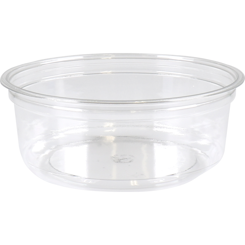 Becher, 250ml, Ø 117mm, 44.5mm, recyceltes PET, transparent