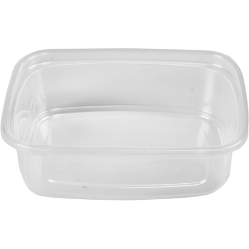 Bak, PP, 150ml, excl. deksel, saladebakje, 108x82x30mm, transparant