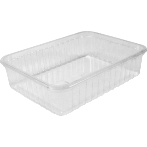 Bak, PS, 500ml, kilobak, 180x135x45mm, transparant