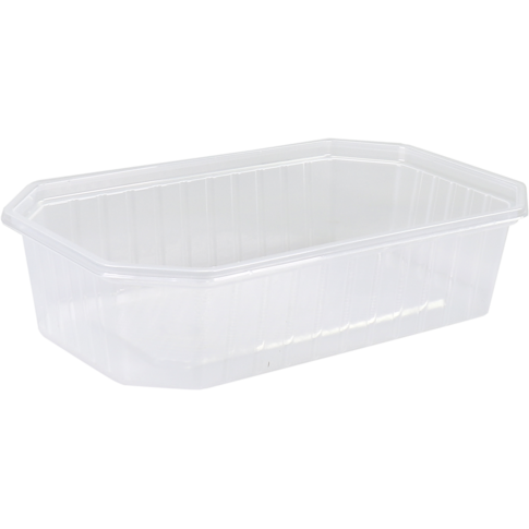 Bak, PP, 500ml, kilobak, 187x46mm, transparant