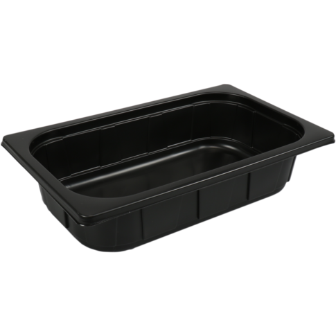 Bak, PP, 1650ml, 1/4 gastronormbak, 265x162x60mm, zwart