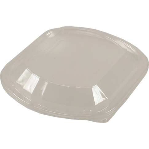 Couvercle, boîte repas, PS, rectangulaire, 238x203x32mm, transparent