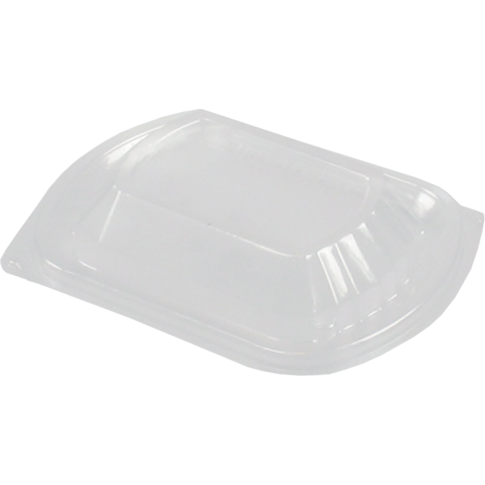 Couvercle, boîte repas, PP, rectangulaire, 206x165x25mm, transparent