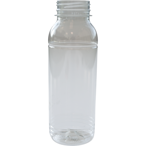 Fles, petfles, Gerecycled PET, zonder dop, 250ml, transparant