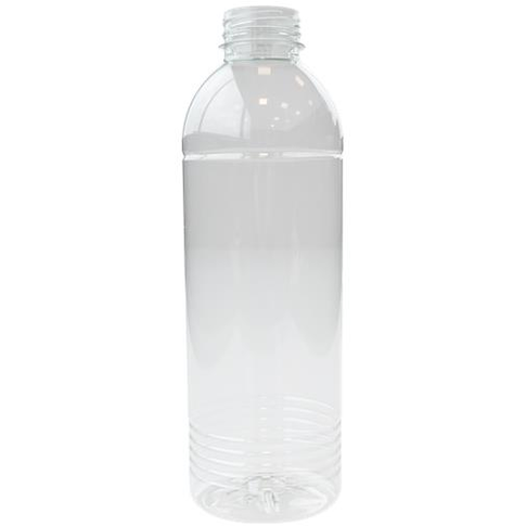 Fles, petfles, Gerecycled PET, zonder dop, 1000ml, transparant