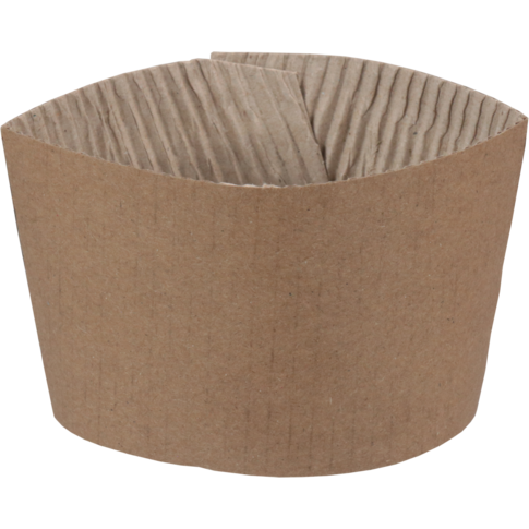 Sleeve, 8oz, karton, bruin