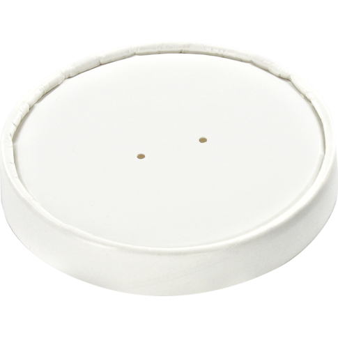 Deksel, Karton + PE, rond, Ø91mm, wit