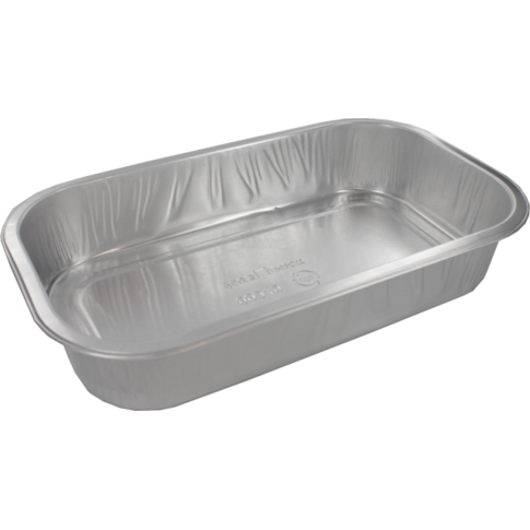 Bak, Aluminium, 964ml, 234x138x43mm, zilver