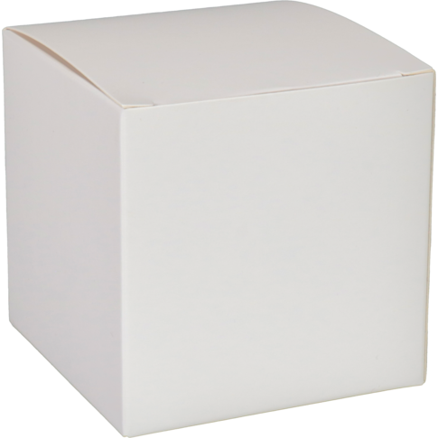  Gift box, cardboard, 8x8x8cm, white