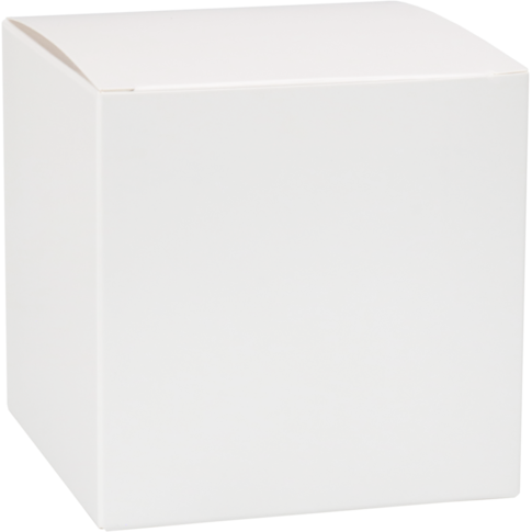  Gift box, cardboard, 10x10x10cm, white